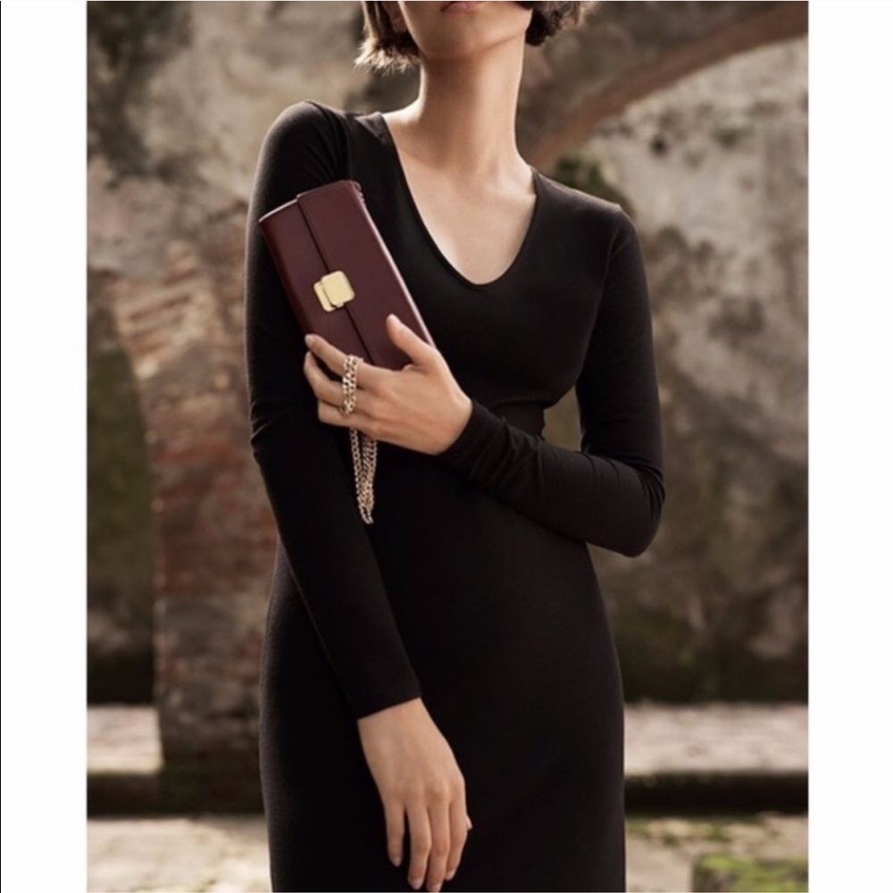 Cuyana pima cotton and modal Long sleeved dress